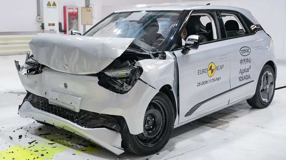 Краш-тест Dongfeng Box.📷Фото: Euro NCAP