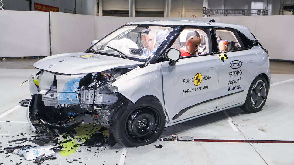 Краш-тест Dongfeng Box.📷Фото: Euro NCAP