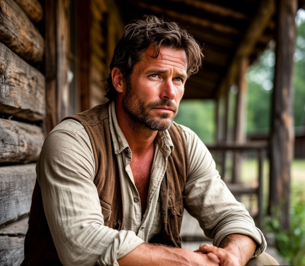 Павел на крыльце своего дома