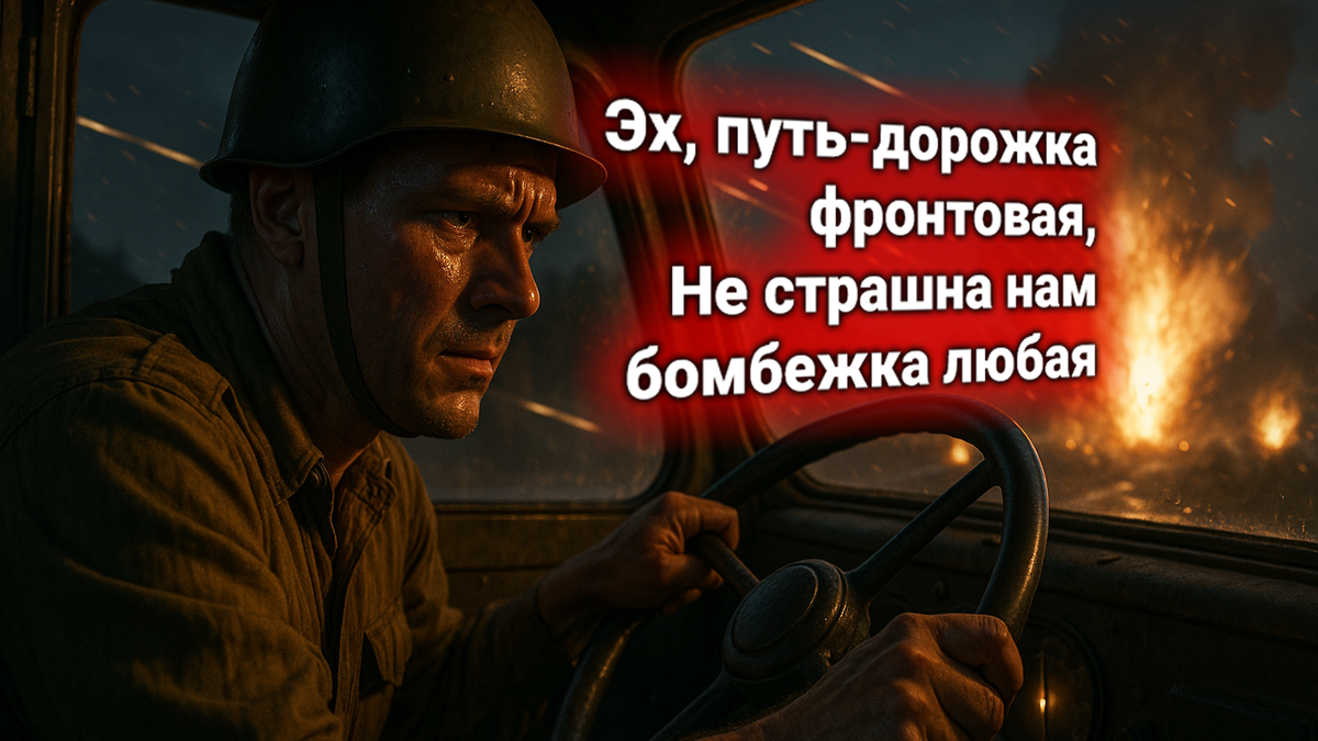 🚛 Песня фронтового шофёра, Борис Мокроусов. Колёса, что катили Победу