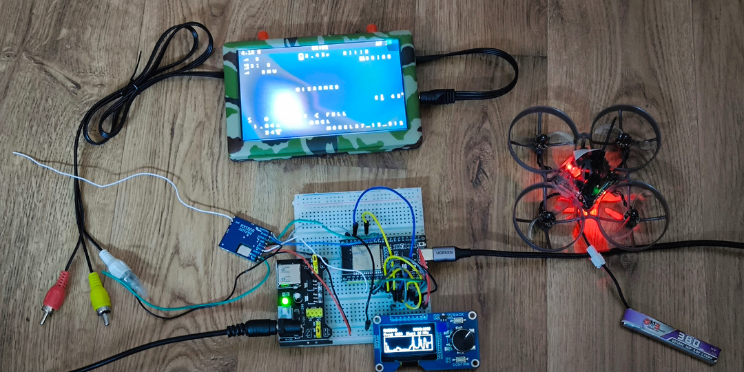 Приемник со сканером. RX5808 + ESP32