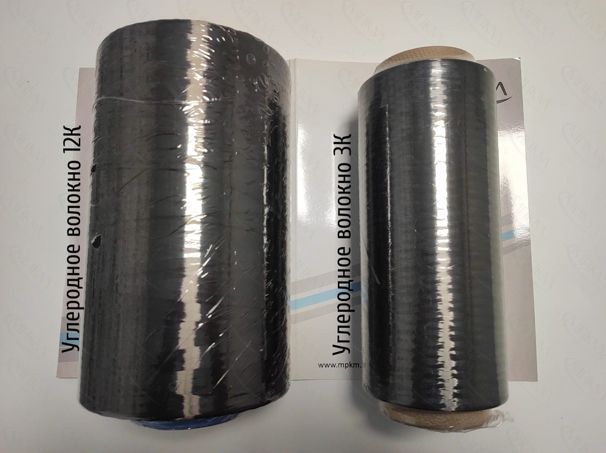 Углеродное волокно 3К и 12К сопоставления размера бобин