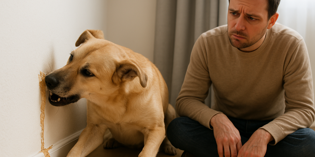 Собака грызёт стены и плинтуса — это не баловство, а просьба о помощи