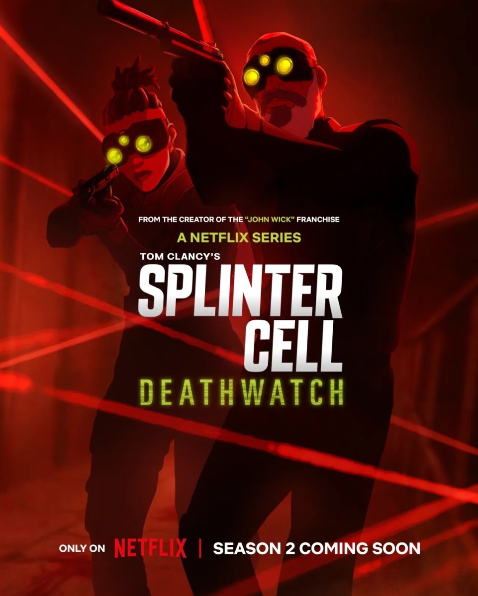     Постер 2 сезона мультсериала «Splinter Cell: Караул смерти»