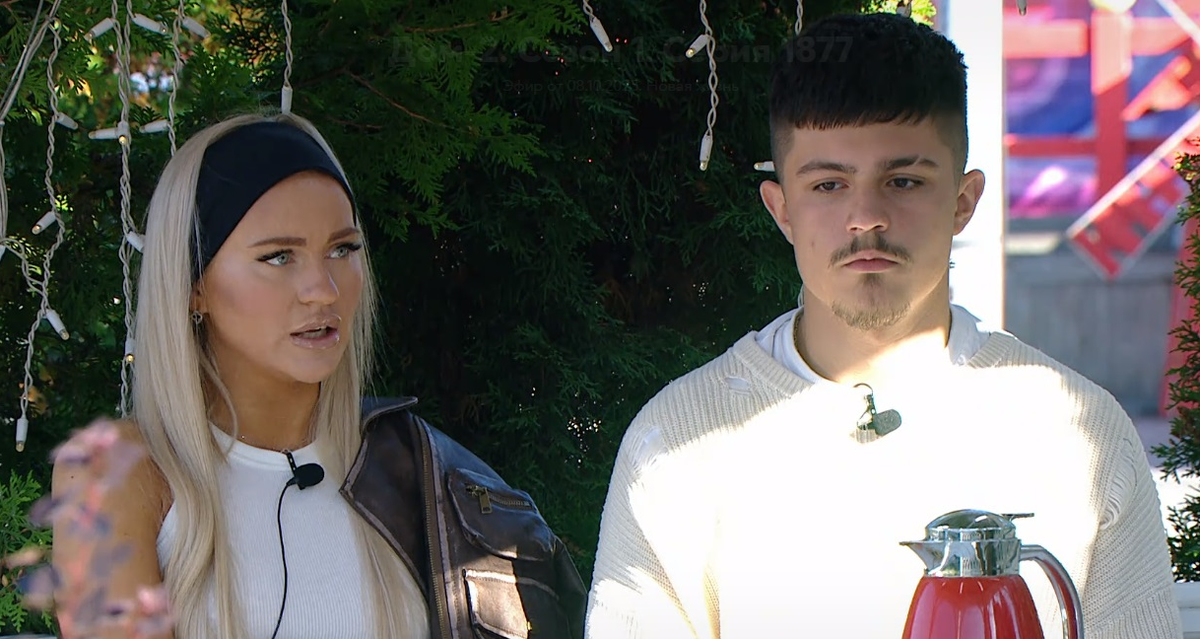 Никита Гуранда и Элина Рахимова (фото из эфира на «Okko»)