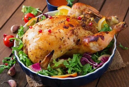 Утка, фаршированная рисом