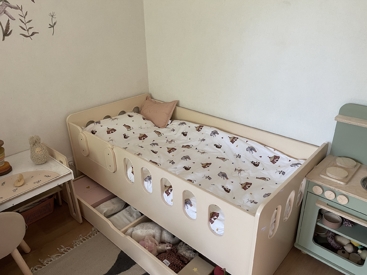 Детская кровать «Манеж-1» в цвете «Кремовый»