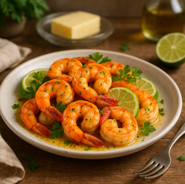 Тигровые креветки с лаймом — изысканное блюдо с ароматом моря и цитрусовых рецепты от Дарики