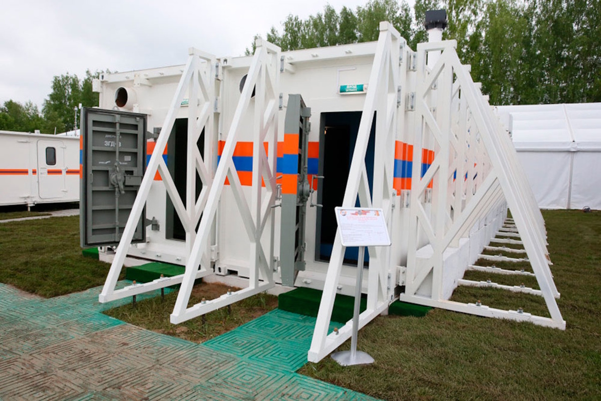 Готовое защитное сооружение КУБ-М. Фото: egida-ptv.ru