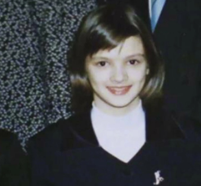 Паулина Андреева в детстве.