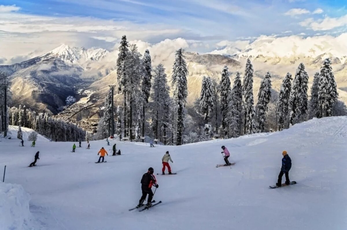    48% жителей ЮФО предпочитают отправляться на горнолыжные курорты семьей