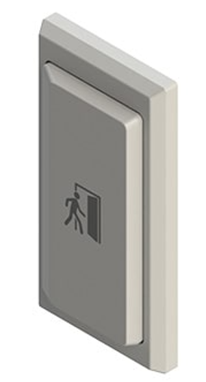 Для работы с автоматическими дверьми часто используются локтевые выключатели. Особенно в медицинских учреждениях. В линейке ООО "ГЕЦЕ РУС" сегодня на складе есть модель 114078.1.  Материал корпуса	пластик АБС. Цвет корпуса светло-серый RAL 9003. Степень защиты IP30. Ток коммутации 5А.