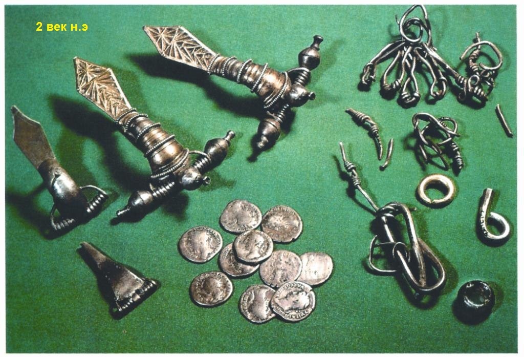 Серебрянные изделя Пшеворской культуры. Эти артефакты — не просто украшения, а символы мастерства. 