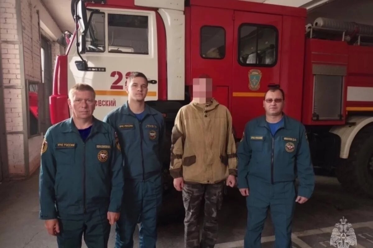    Житель Тверской области поблагодарил сотрудников МЧС за спасение