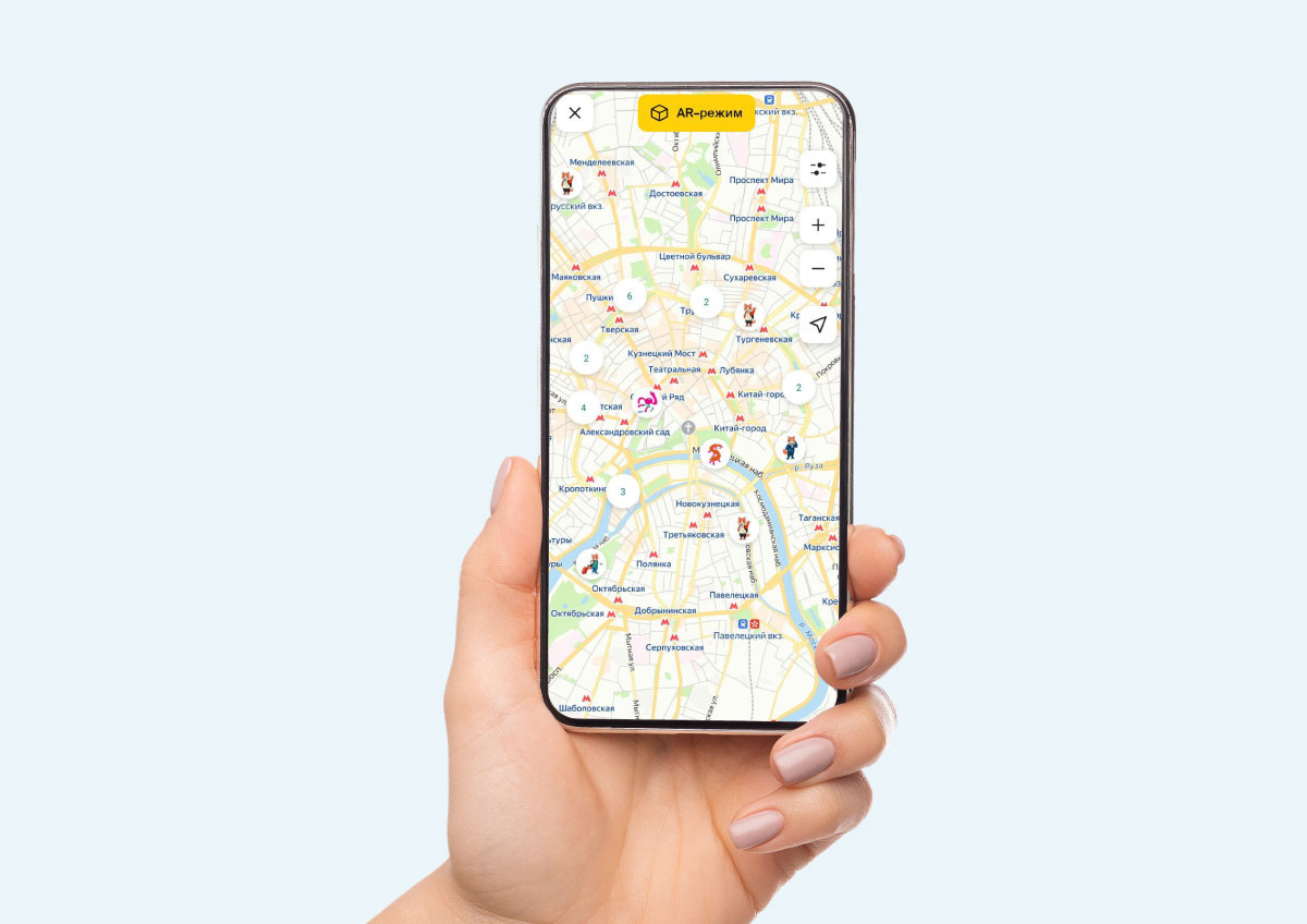 Москварики на карте RUSSPASS Игры