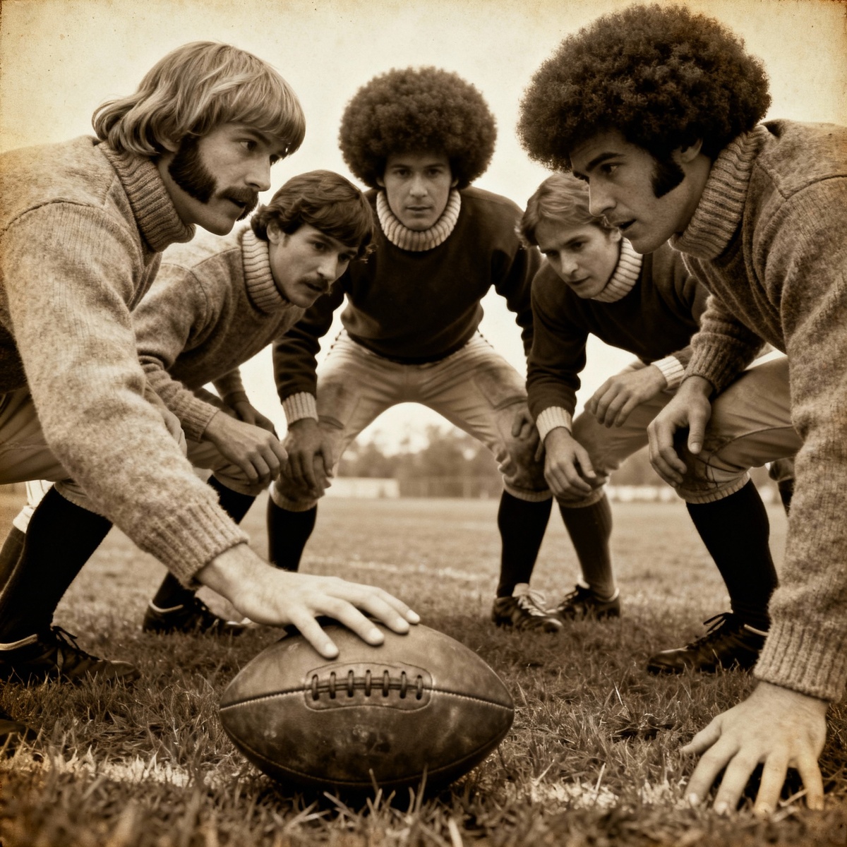 Футболисты прошлого в странной форме