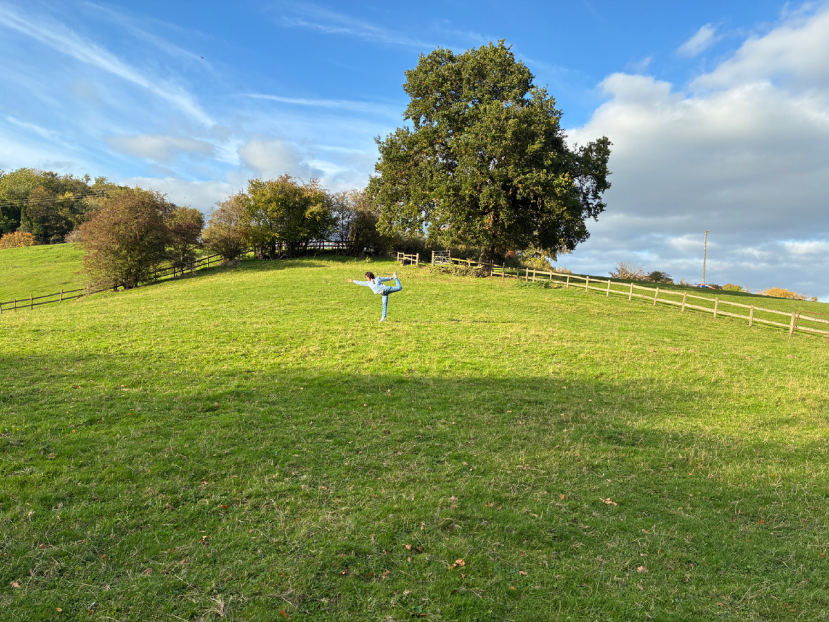 Автор на фермерском поле. Фото из личного архива