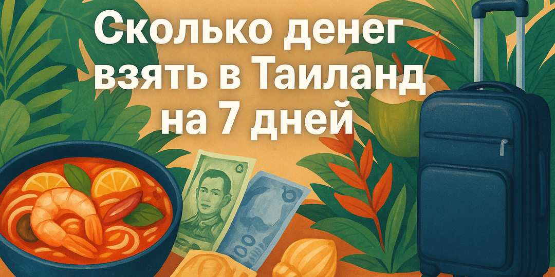 Сколько денег взять в Таиланд на 7 дней (если тур уже оплачен)