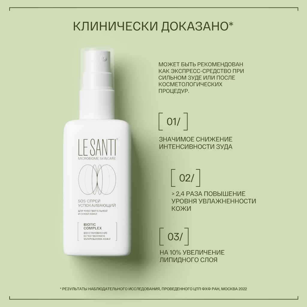 SOS-спрей успокаивающий LE SANTI