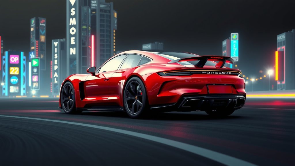   Porsche Taycan Turbo S 2025: Почему электрический спорткар быстрее бензинового