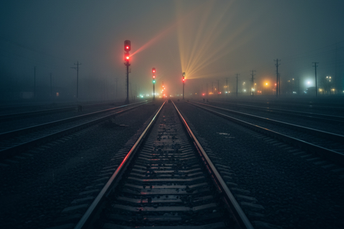 Белые Столбы. Состав ушёл и не вернулся.