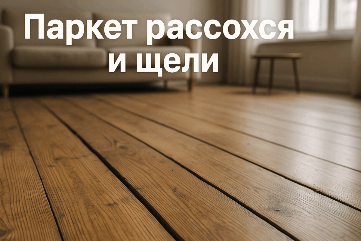    Паркет рассохся и появились щели — что делать Михаил Юрьевич
