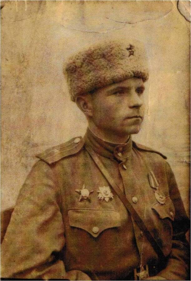 Спиридон Полещук уже в звании майора. 1945 год. 