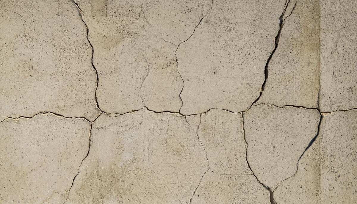 Трещины на бетоне