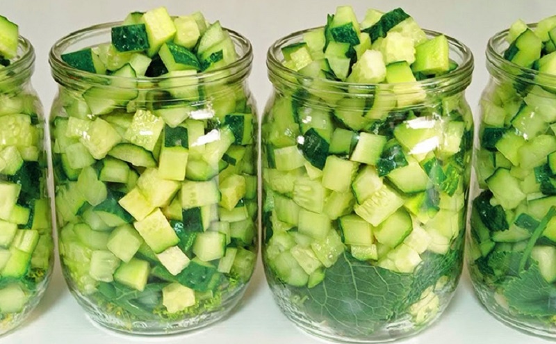 Огурцы для зимних салатов: быстрый способ заготовки без стерилизации