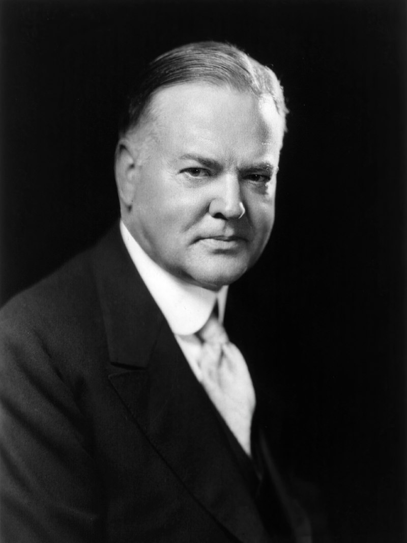US President Herbert C. Hoover in 1928. Источник изображения: сайт ru.wikipedia.org