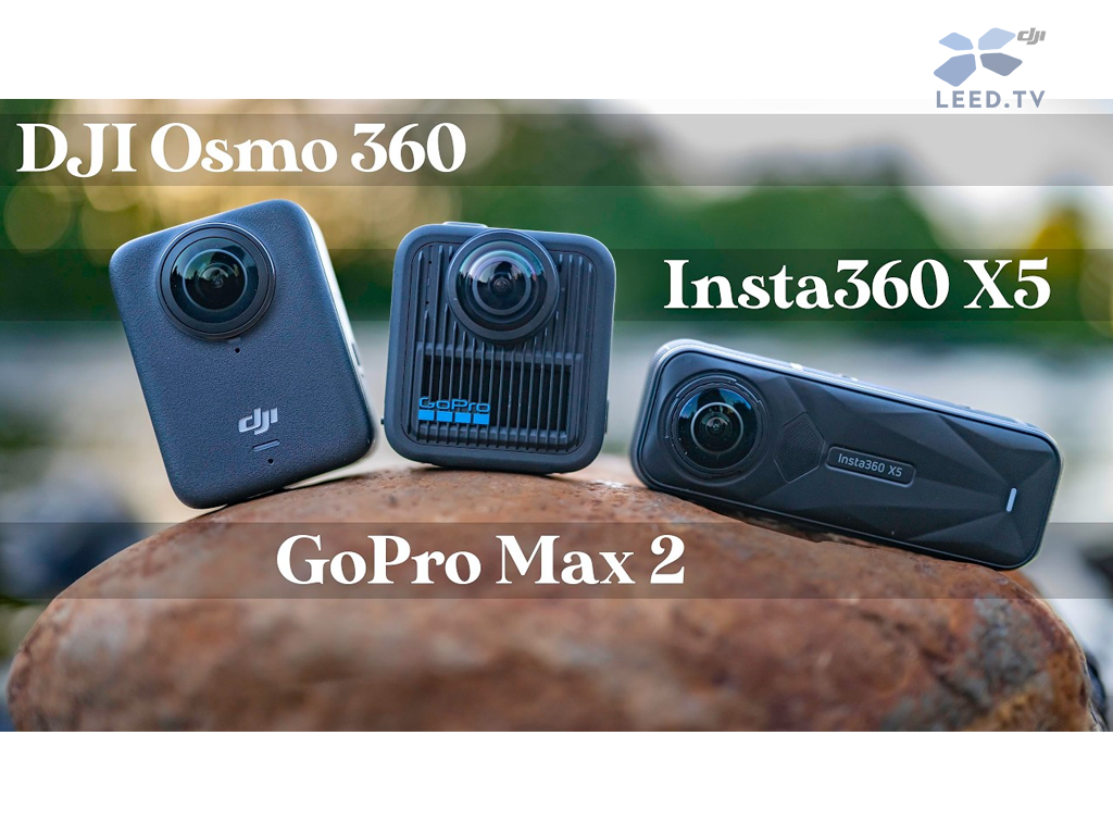 Сравнение 360° экшн-камер: GoPro MAX2 vs Insta360 X5 vs DJI Osmo 360
