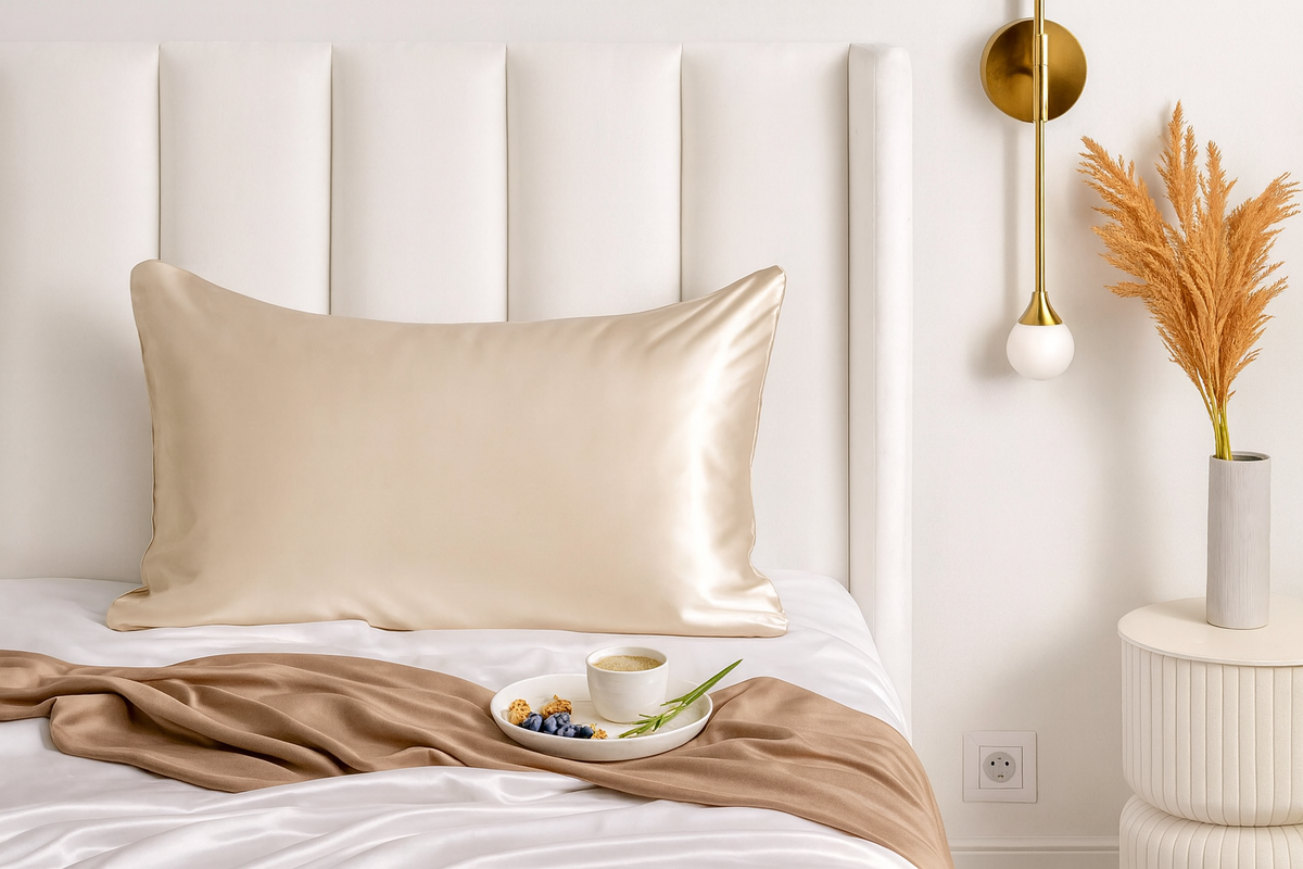 Натуральный шелк отлично полирует поверхность волоса - получается эдакий пассивный уход