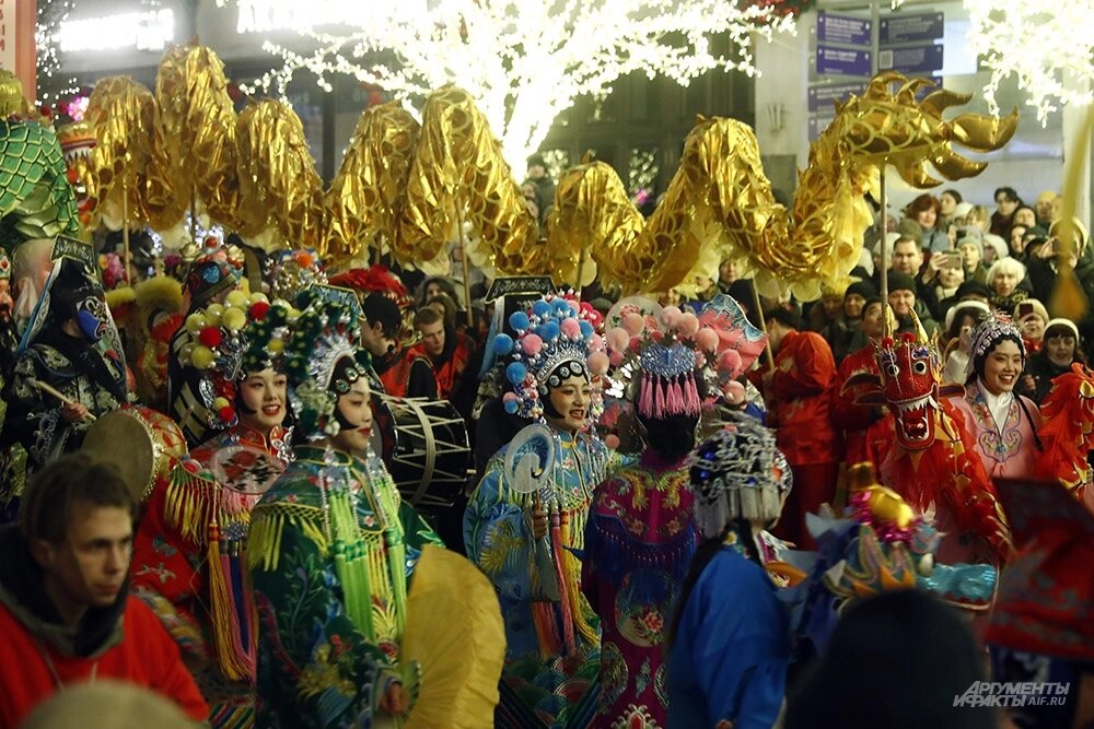    Празднование Китайского Нового года в Москве. Фото: АиФ/ Игорь Харитонов