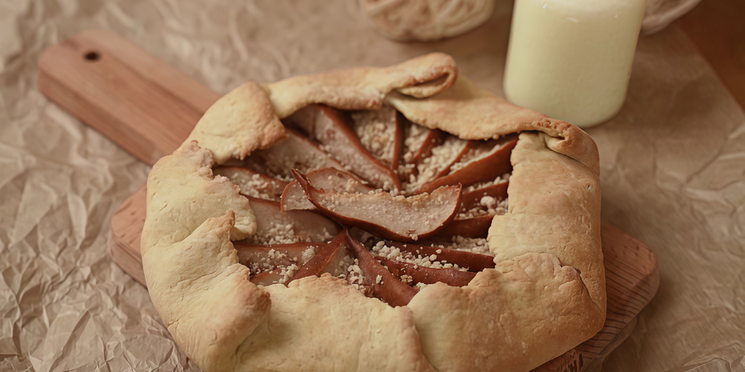 Осенняя галета с грушей: простой рецепт уюта