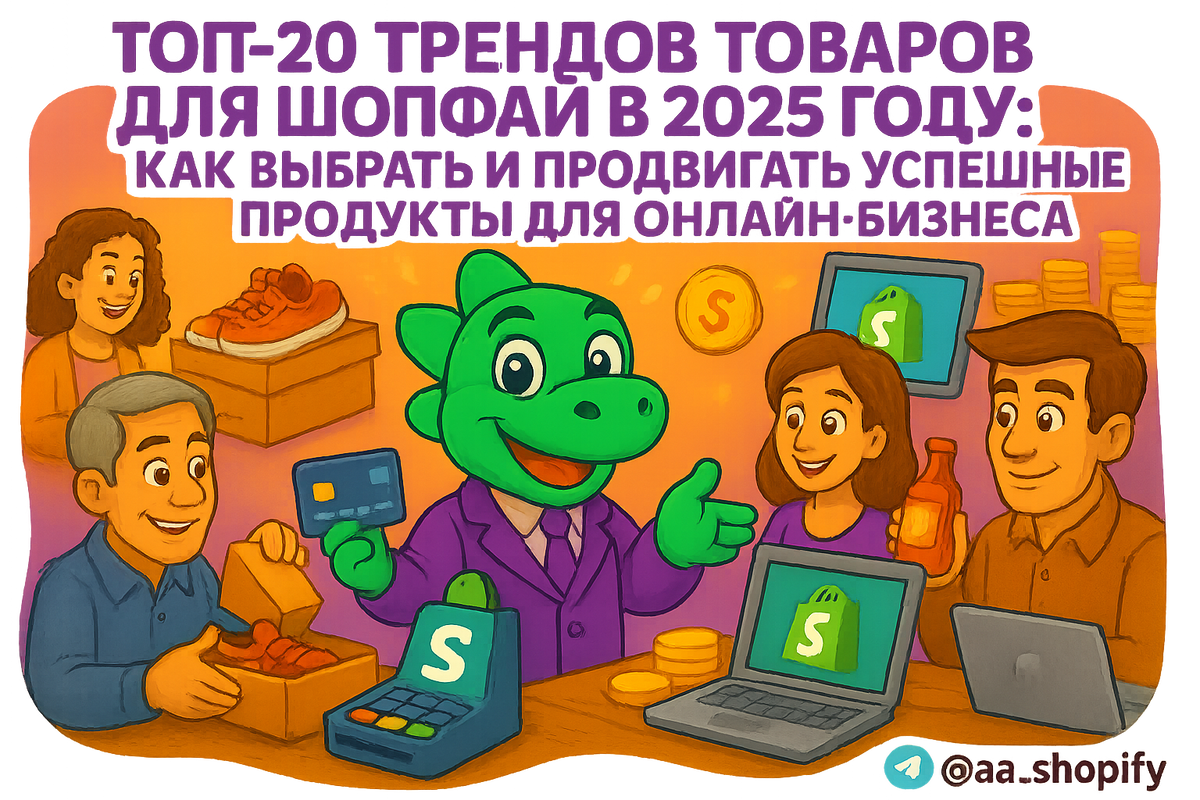    Топ-20 трендов товаров для Шопифай в 2025 году: как выбрать и продвигать успешные продукты для онлайн-бизнеса aa_ecom