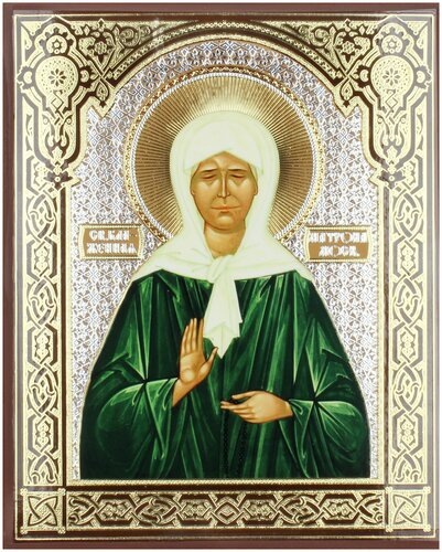 У меня вот такая икона Матроны