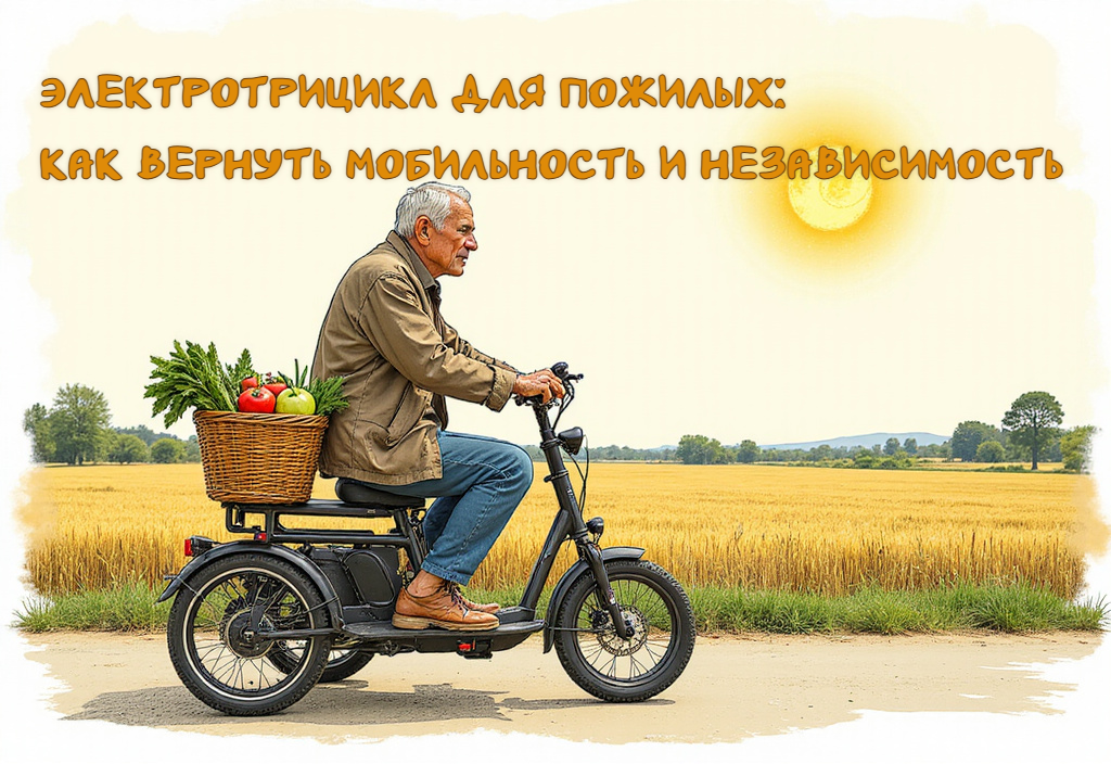 Электротрицикл – это не просто транспорт. Это билет в новую жизнь, где возраст – не преграда, а повод открывать новые маршруты