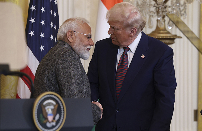    Нарендра Моди и Дональд Трамп.FRANCIS CHUNG/POOL/EPA/ТАСС