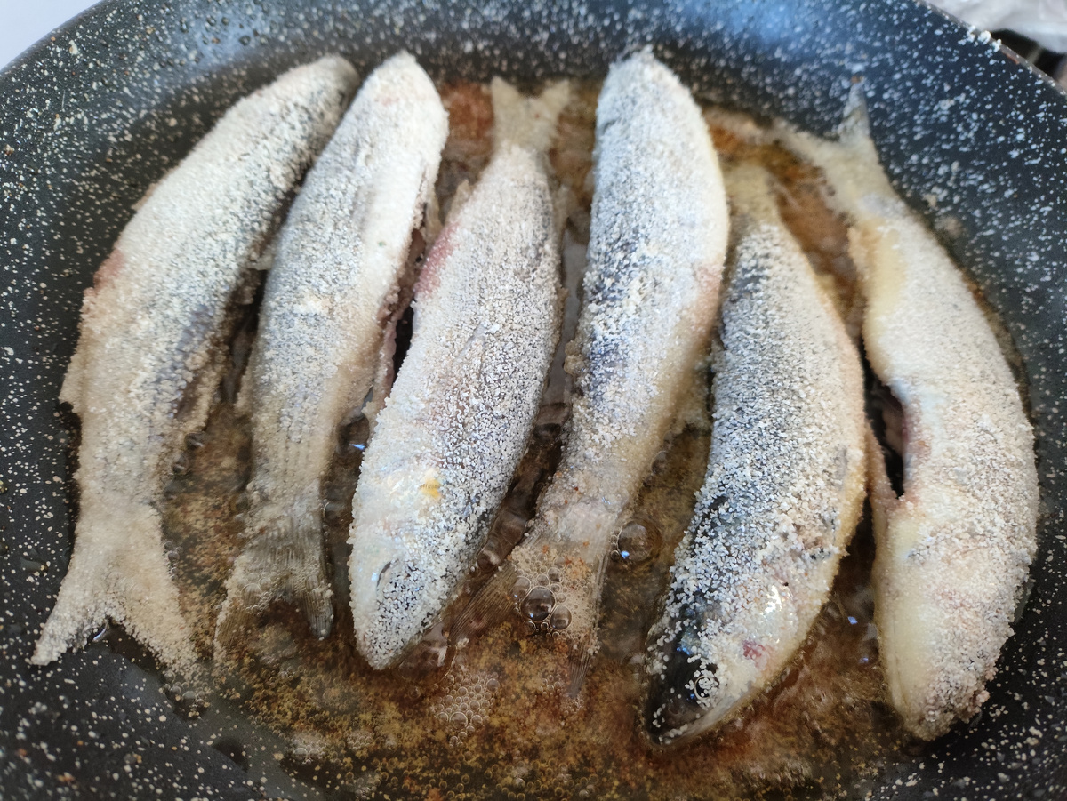 Шкварчит кефалька