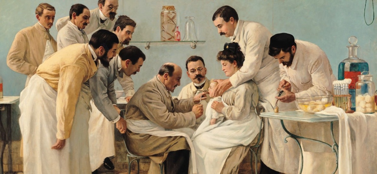 Жорж-Александр Шикото, «Интубация», 1904 г.