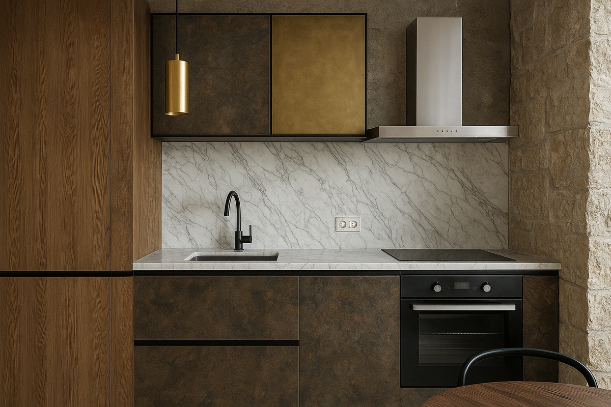 Изображение кухни для примера, созданное с помощью ИИ