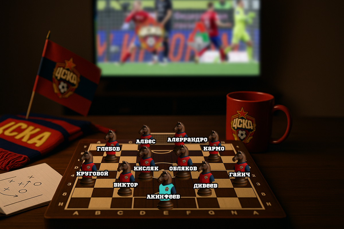 Прогно состава ЦСКА на матч с "Локомотивом", от автора канала "Песчаные Бури"