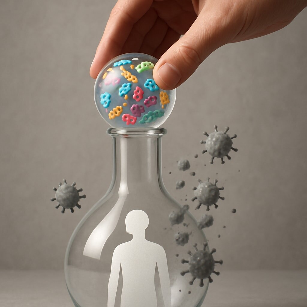 Помимо факторов резистентности у человека есть еще один защитник - это микробиота. Изображение by supa.ru