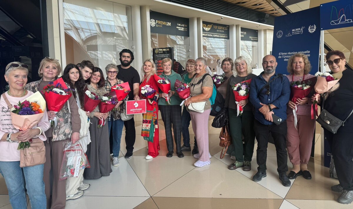 Так встретили русских туристов в Баку! Фото Людмилы С.