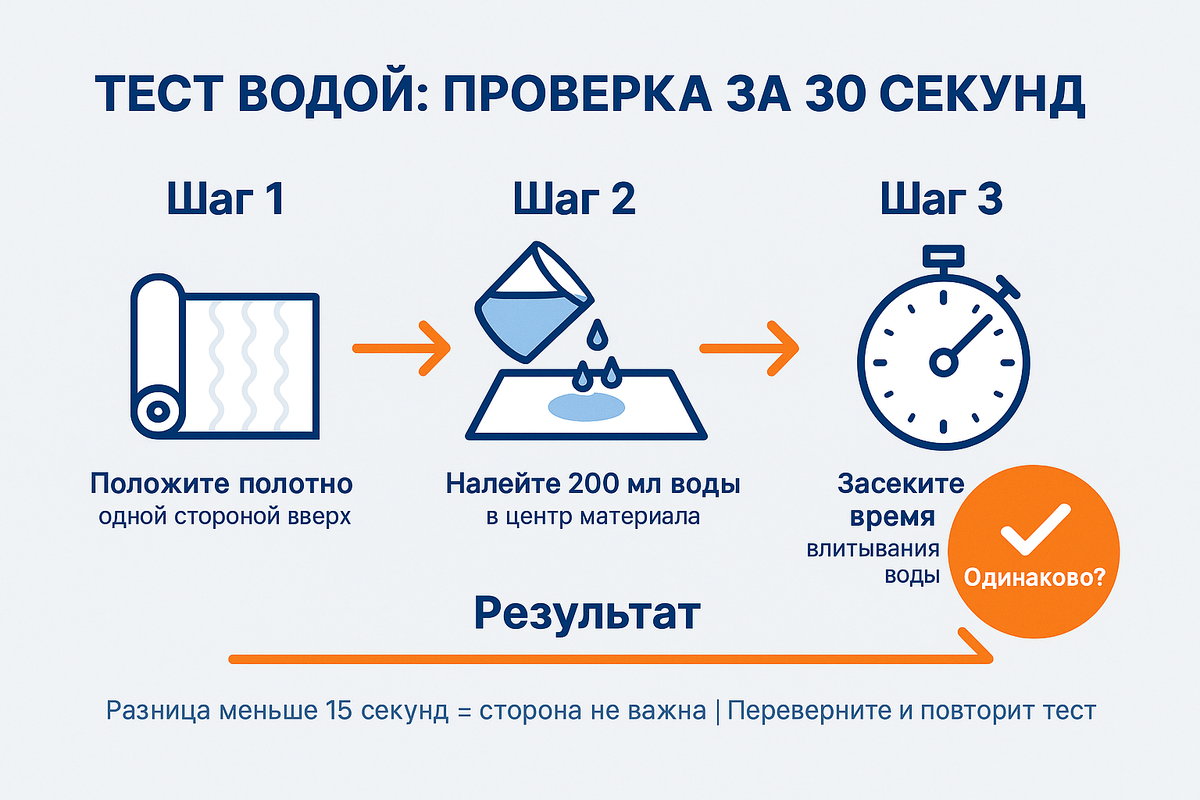 Лайфхак с водой - проверка за 30 секунд