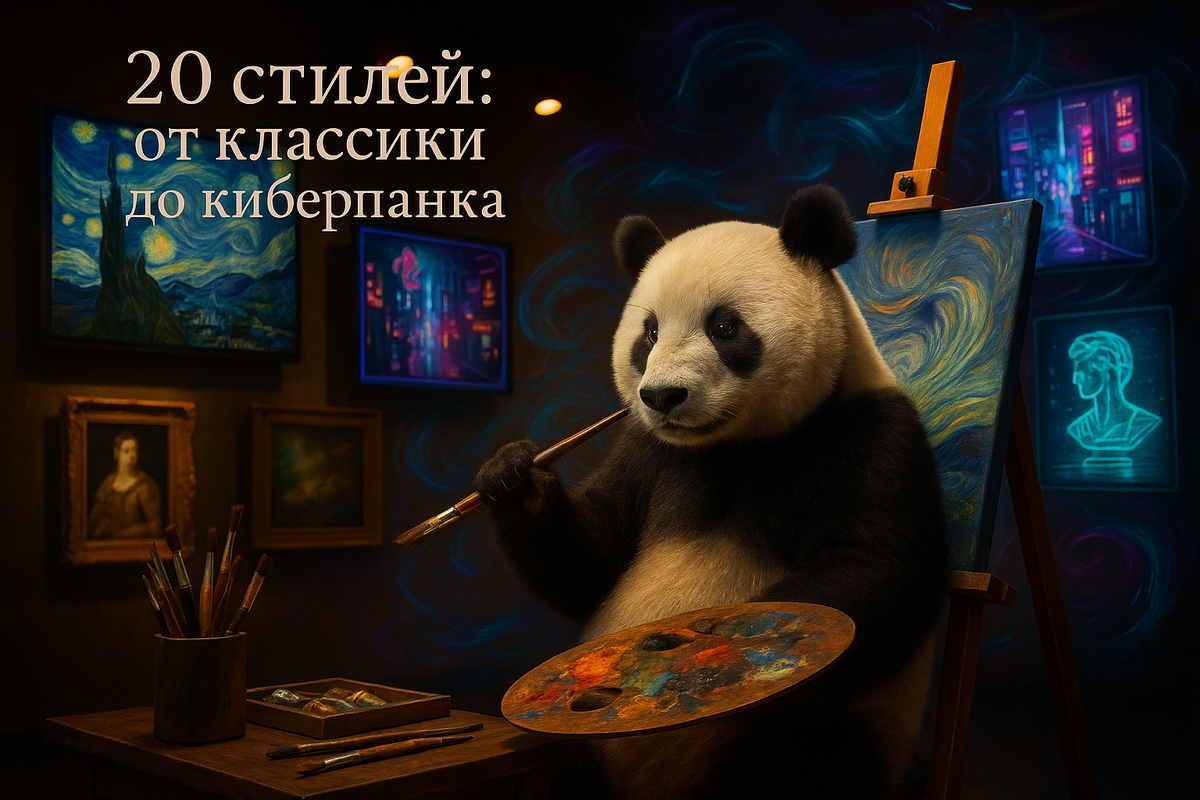    От Ван Гога до киберпанка: 20 популярных стилей и когда их использовать admin