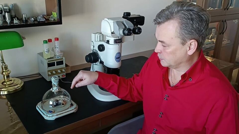    Миниатюра размещена в декоративной колбе. Источник: t.me/aniskinmicro