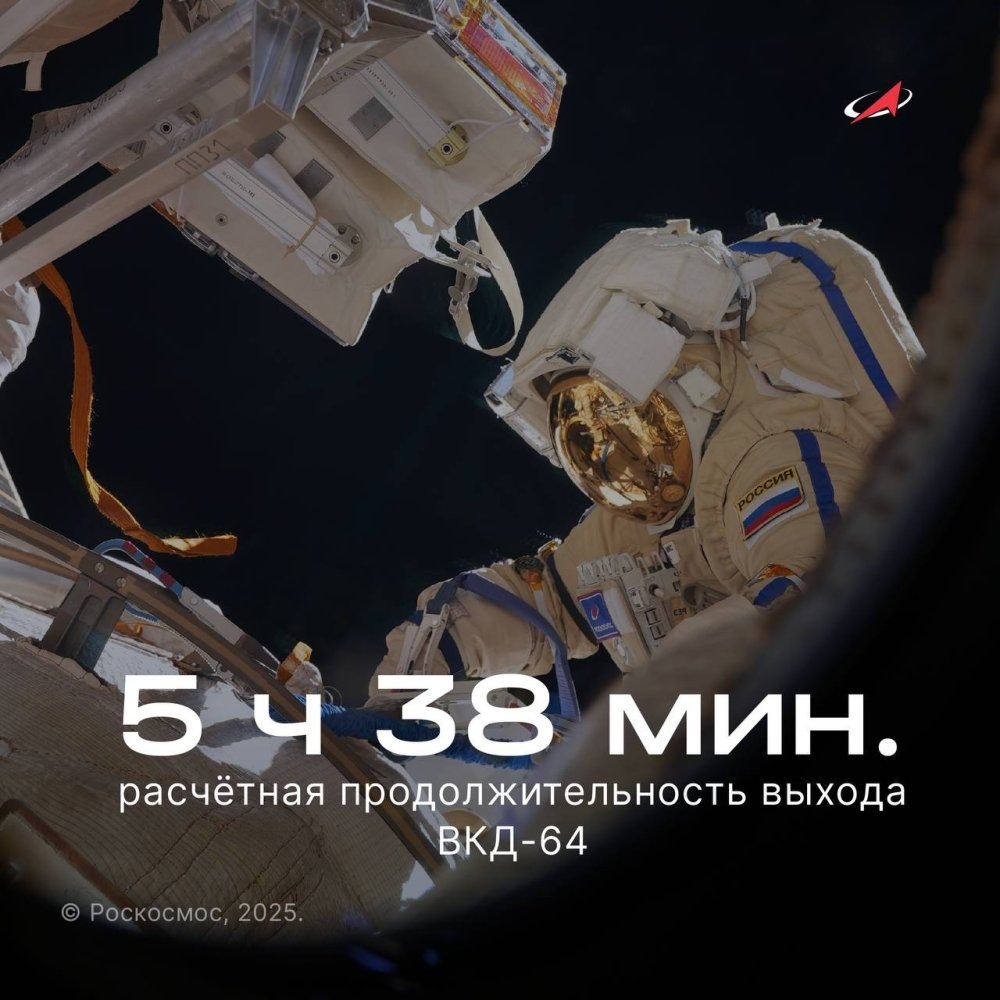    Космонавт из Югры Сергей Рыжиков 5,5 часов проведет в открытом космосе и в прямом эфире