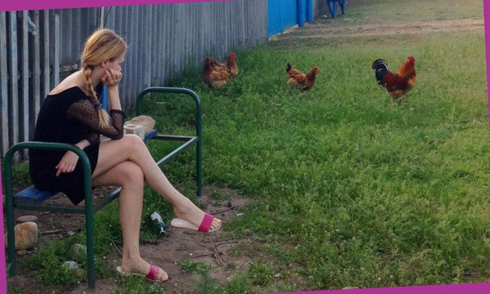 Городская в деревне.