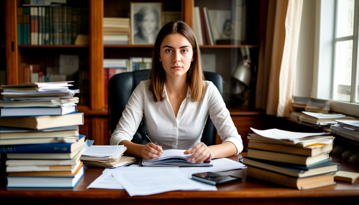 Очень много дел у деловой женщины